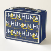 Menschenrechtspflege Metall Brotdose (Rückseite)