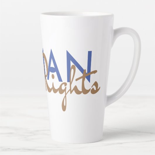 Menschenrechtspflege Milchtasse (Rechts)