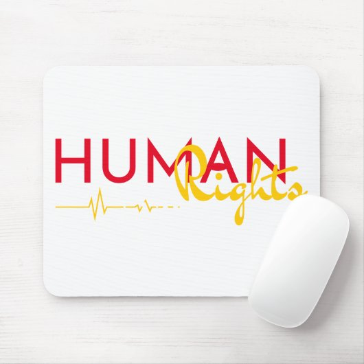 Menschenrechtspflege Mousepad (Mit Mouse)