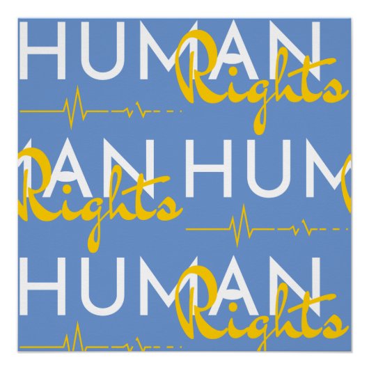 Menschenrechtspflege Poster (Vorderseite)