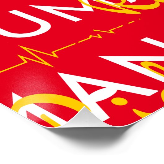 Menschenrechtspflege Poster (Ecke)