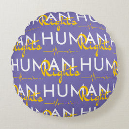 Menschenrechtspflege Rundes Kissen
