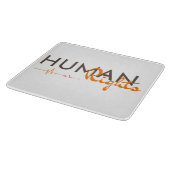 Menschenrechtspflege Schneidebrett (Ecke)