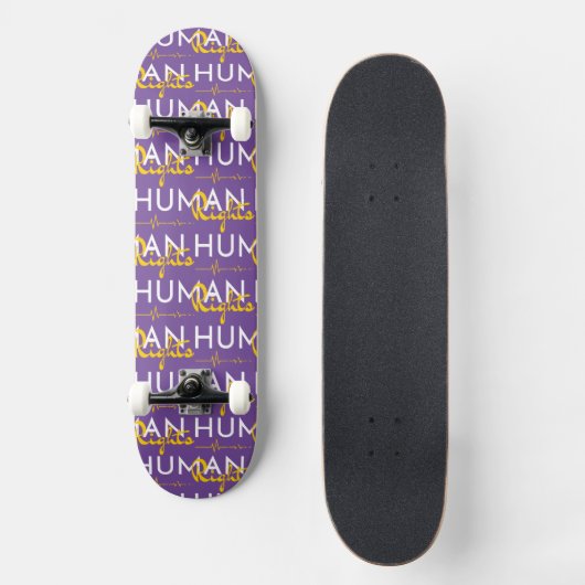 Menschenrechtspflege Skateboard (Vorderseite)