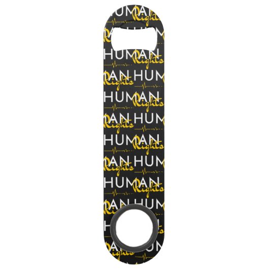 Menschenrechtspflege Speed Flaschenöffner (Vorderseite)