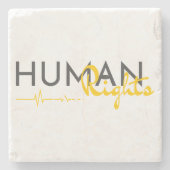 Menschenrechtspflege Steinuntersetzer (Vorderseite)