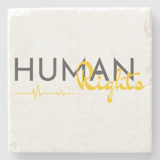 Menschenrechtspflege Steinuntersetzer (Vorderseite)