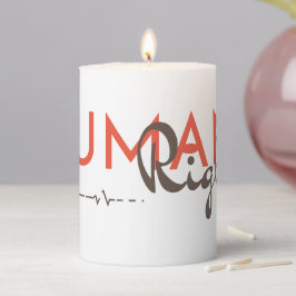 Menschenrechtspflege Stumpenkerze