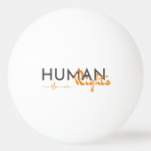 Menschenrechtspflege Tischtennisball (Vorderseite)