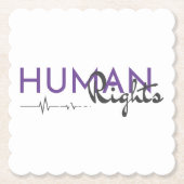 Menschenrechtspflege Untersetzer (Vorderseite)