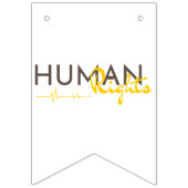 Menschenrechtspflege Wimpelkette (Erste Fahne)