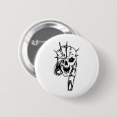 Menschenschädel Button (Vorne & Hinten)