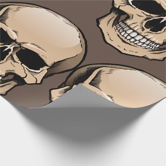 Menschenschädel Geschenkpapier