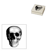 Menschenschädel Gummistempel (Stempel)