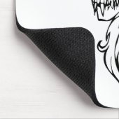 Menschenschädel Mousepad (Ecke)