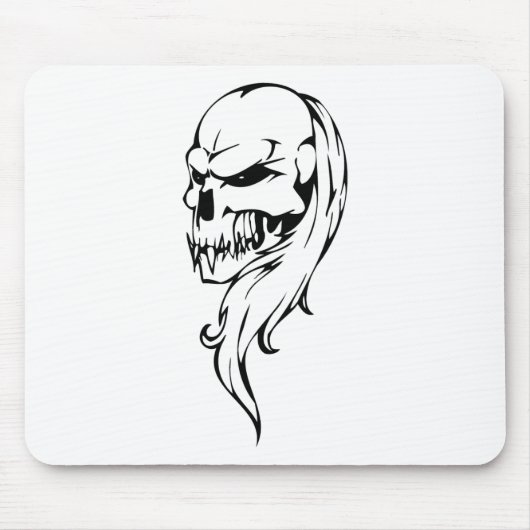 Menschenschädel Mousepad (Vorne)