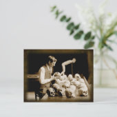 Menschenschädel Postkarte (Stehend Vorderseite)