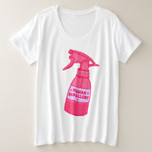 Menschensprayflasche mit frechem Humor