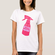 Menschensprayflasche mit frechem Humor