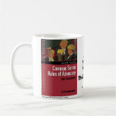 Menschenverstand-Regeln der Befürwortungs-Tasse Kaffeetasse (Links)