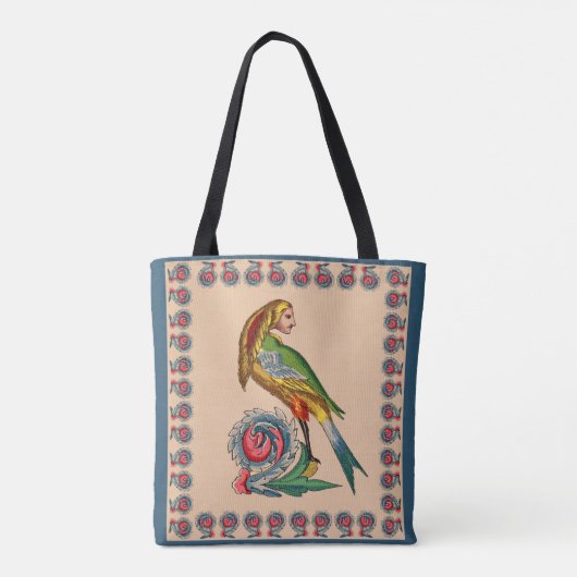 Menschenvogelausdruck Tasche (Rückseite)