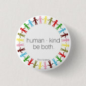 menschlich · nett button (Vorderseite)