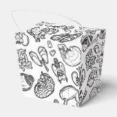 Menschliche Anatomie — Creepy Halloween Custom Geschenkschachtel (Rückseite)