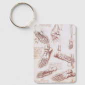 Menschliche Anatomie der Foot Bones von Leonardo d Schlüsselanhänger (Vorderseite)