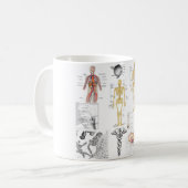 Menschliche Anatomie-Diagramme Kaffeetasse (Vorderseite Links)