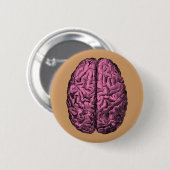 Menschliche Anatomie Gehirn Button (Vorne & Hinten)