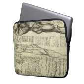 Menschliche Anatomie Männliche Muskeln von Leonard Laptopschutzhülle (Vorderseite Links)