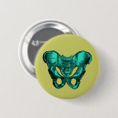 Menschliche Anatomie-Pelvis-Knochen Button (Vorne & Hinten)