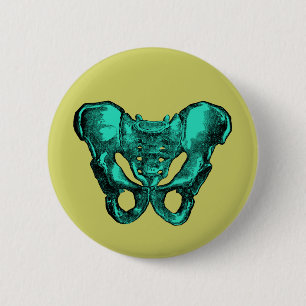 Menschliche Anatomie-Pelvis-Knochen Button