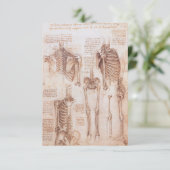 Menschliche Anatomie Skelettknochen von Leonardo d (Stehend Vorderseite)