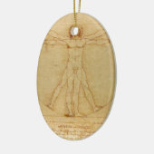 Menschliche Anatomie, Vitruvian Mann durch Keramikornament (Links)