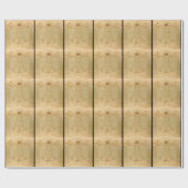 Menschliche Anatomie, Vitruvianischer Mann von Leo Geschenkpapier (Flach)