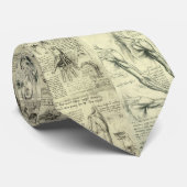 Menschliche Anatomie von Leonardo da Vinci Krawatte (Gerollt)