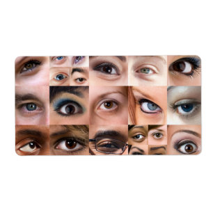 Menschliche Augen-Montage