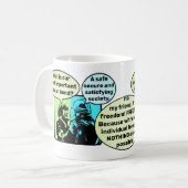 Menschliche Bindung Kaffeetasse (Vorderseite Links)