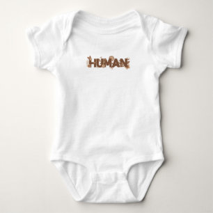 Menschliche Blume Muster Schwarze Geschichte Baby Strampler