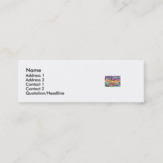 Menschliche DNS Mini Visitenkarte (Vorderseite)