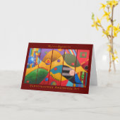 Menschliche Dynamikgrußkarten Karte (Gelbe Blume)