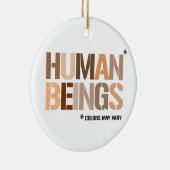 MENSCHLICHE EINRICHTUNGEN: Farben können variieren Keramik Ornament (Rechts)