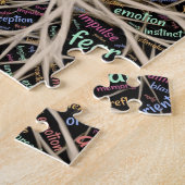 Menschliche Erfahrung Inspiration Word Art Puzzle (Seite)