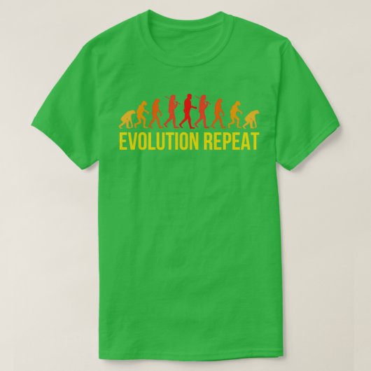 menschliche Evolution 2 T-Shirt (Design vorne)