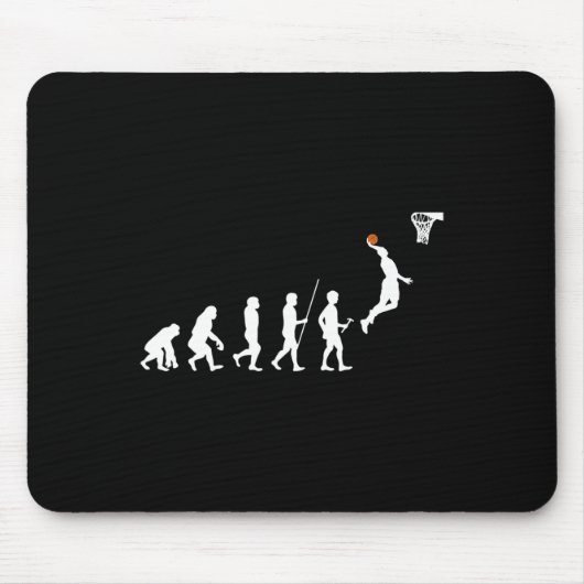 Menschliche Evolution Bysketbyll Mousepad (Vorne)
