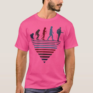 Menschliche Evolution - Gitarrist Vintage akustisc T-Shirt
