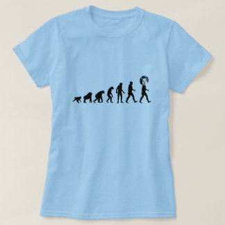 Menschliche Evolution Hillary Clinton T-Shirt