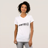 Menschliche Evolution: Krankenschwester-T - Shirt (Vorne ganz)