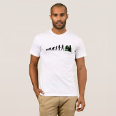 Menschliche Evolution: Pianist T-Shirt (Vorne ganz)